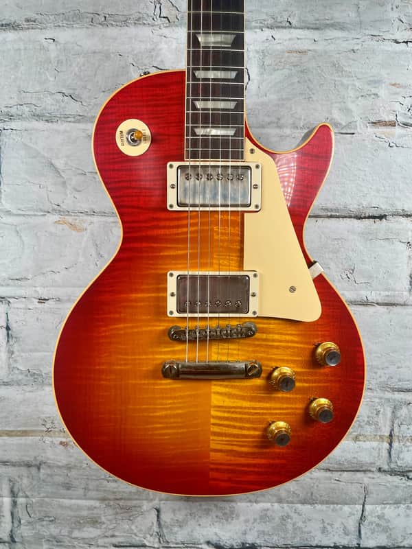 Gibson Custom Shop '60 Les Paul Standard Reissue -- Washed Cherry Sunburst VOS image 1