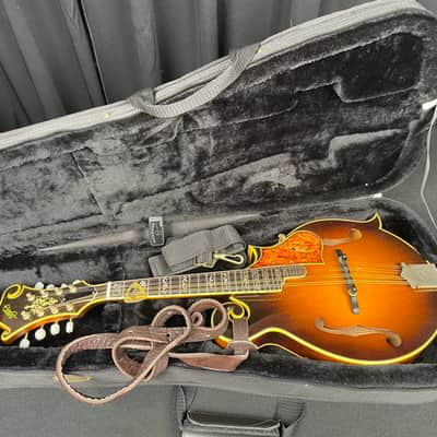 Vintage 1980 Shiro F-Style Mandolin MIJ Sunburst w/ Hard Case image 24