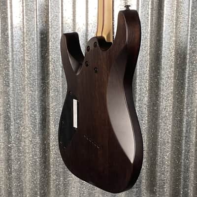 ESP LTD M-1000 Multi Scale Flame Top See Thru Black Satin Guitar M1000MSFMSTBLKS #0382 Used image 9