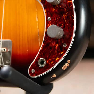 Nash PB-57 Electric Bass - 3-Tone Burst with Hardshell Case image 11