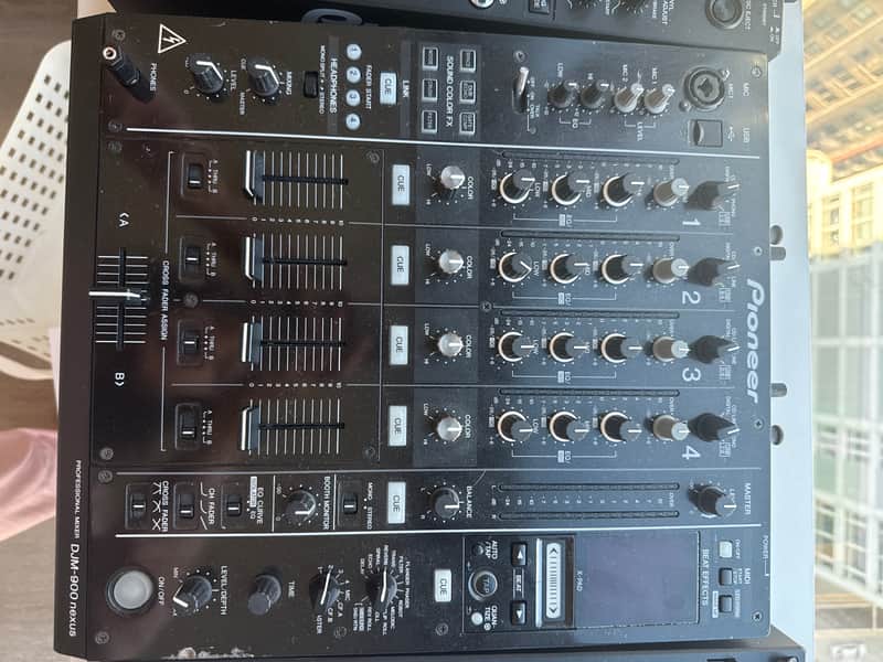 Pioneer DJM-900NXS Nexus 4-Channel DJ Mixer with Effects 2010s - Black WITH FLIGHT CASE image 1