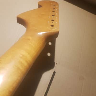 1966 FENDER STRATOCASTER NECK USA with BOUND FINGERBOARD a la RY COODER image 14