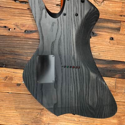 Hapas Guitars Deus 727  2020 Black inspired Meshuggah image 6