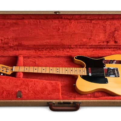 Fender ’52 American Vintage Telecaster Butterscotch Blonde w/ Tweed Case – Professionally Relic’d image 6