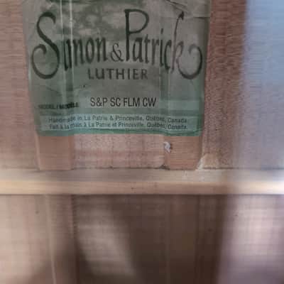 Simon & Patrick S&P SC FLM CW Acoustic Guitar image 3