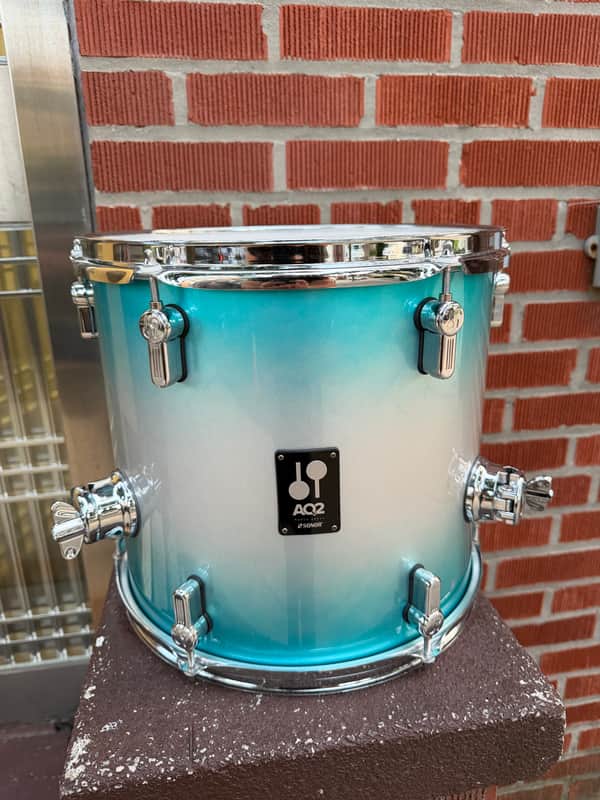 Sonor AQ2 Maple 13x12" Floor Tom 2018 - Present - Aqua Silver Burst image 1