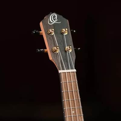 Ortega Guitars RUEB-SO Ebony Series Soprano Ukulele Ebony top, back & sides Open Pore Finish with Free Deluxe Gig Bag image 7