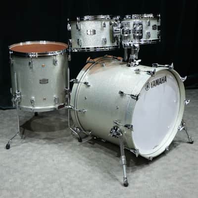 Yamaha Maple Hybrid Drum Kit 22-10-12-16in - Silver Sparkle image 2