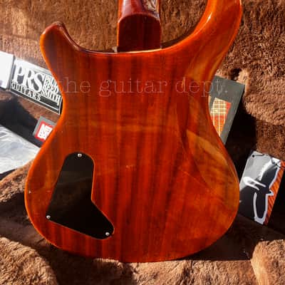 ♚AMAZING♚PRS Artist Custom PAULS GUITAR ♚ HONDURAN !♚ 'AAAAA' Flame ♚ BLACK GOLD ♚ Brushstroke Birds ♚7.6LB♚22*24 image 11