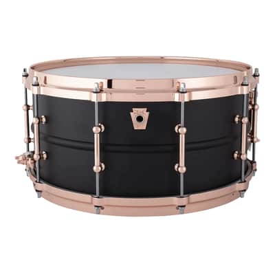 Ludwig LB427TDC Black Beauty "Hot Rod" Snare Drum 14x6.5 image 1