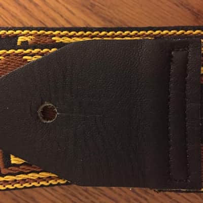 70's Fender Embroidered Monogram Logo Vintage Original Guitar Strap image 5