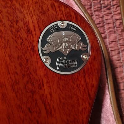 Gibson Custom Shop 60th Anniversary '59 Les Paul Standard Reissue with Indian Rosewood Fretboard 2019 - Antiquity Burst VOS image 6