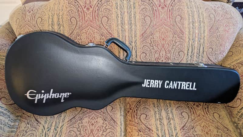 Epiphone Epiphone Jerry Cantrell Wino Les Paul Case - Black image 1