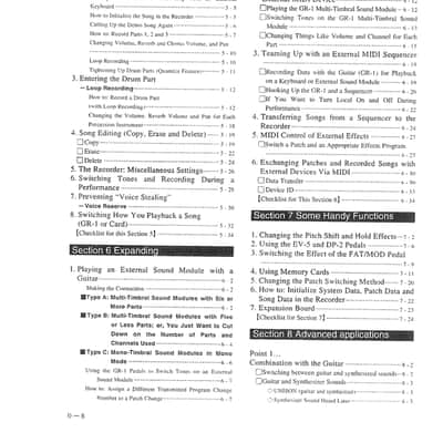 Roland GR-1 — Owners Manual User Guide Instructions — 220 Pages — USA Made image 3
