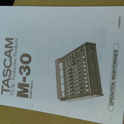 Vintage TASCAM M-30 8-Channel Analog Mixing Console image 7
