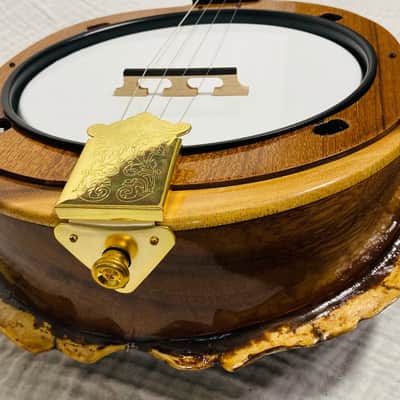 Turtle shell tenor banjo image 3