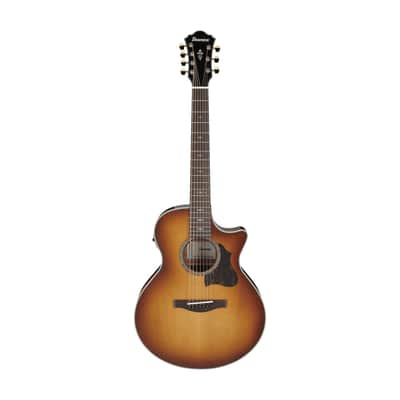 Ibanez AE3007FMH 7-String Acoustic Guitar - Tobacco Edge Burst High Gloss image 1