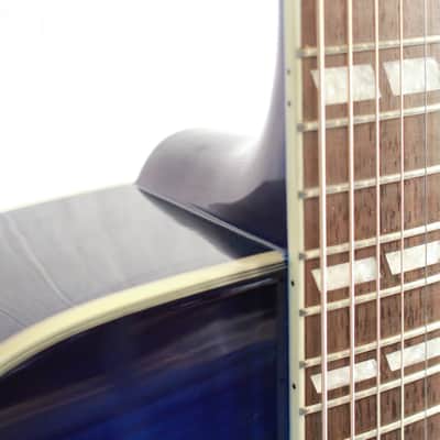 Limited Edition Epiphone Hummingbird Artist Dreadnought Acoustic Guitar in Blue Burst image 7