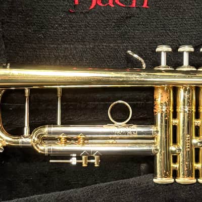 Bach Stradivarius Trumpet Model 37, Brass Finish image 10