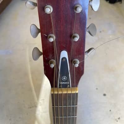 Yamaha FG-150 Red Label, Vintage Acoustic Guitar, Hard Shell Case image 3