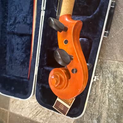 15" viola with case and bow. Made in Romania image 9
