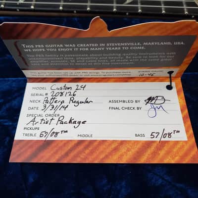 PRS Custom 24 Artist image 20