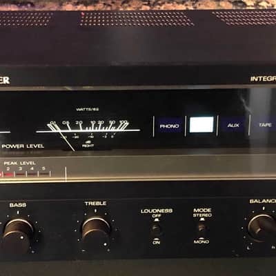 Fisher CA-880 Studio Standard Integrated Amplifier Black image 1
