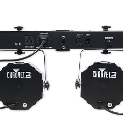 Chauvet DJ GigBAR Flex Lighting System w/ 2) Derby+2) Par Can Lights+Footswitch image 2