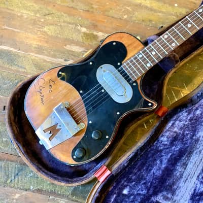 Magnatone Mark III electric guitar c 1950’s Mahogany original vintage USA bigsby lifton stone cali girl case image 5