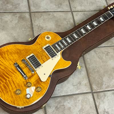 2026 Gibson USA Les Paul Standard '50s Figured Top Electric Guitar Honey Amber image 2