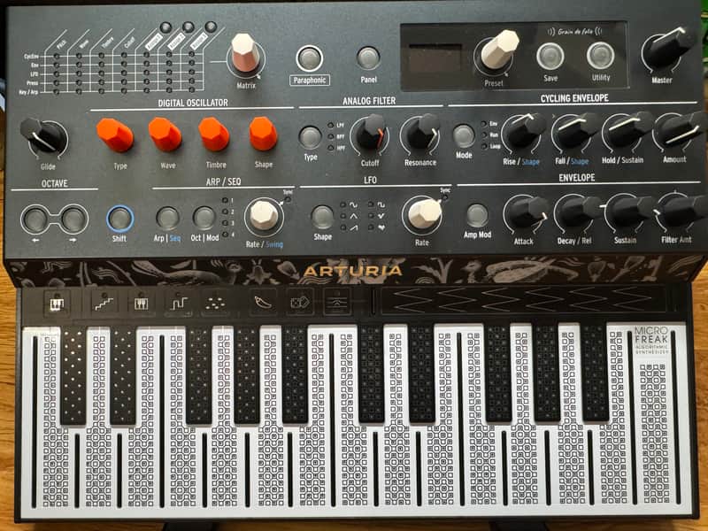 Arturia MicroFreak 25-Key Algorithmic Synthesizer 2019 - Present - Black image 1