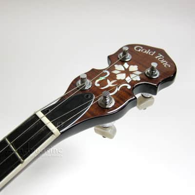 Gold Tone Irish Tenor Banjo - Vintage Brown image 5