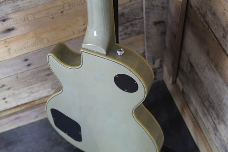 2013 Epiphone Les Paul Custom PRO TV Silver Limited Edition | Reverb