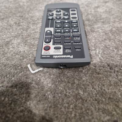 Genuine Panasonic N2QAEC000024 Video Camera Remote Control – Remote Control - Like New w/ Strap image 7