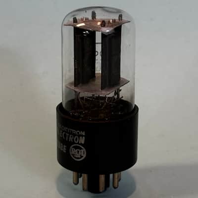 1950s RCA 12SN7GT Vintage Clear Glass Black Plate Tube! T489 image 3