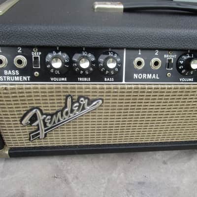 Fender early 1966 AB165 Blackface Bassman head CLEAN image 4