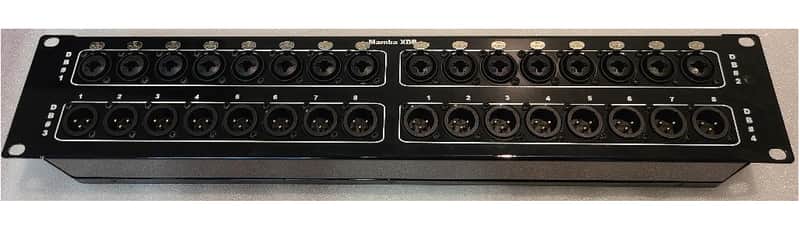 Mamba 32XDB - 16 Combo & 16 Male [16 in x 16 out] to 4 DB25 2RU