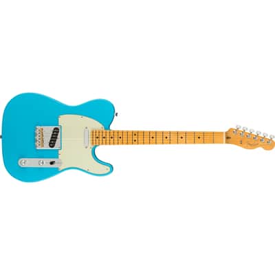 Fender American Professional II Telecaster Guitar - Miami Blue image 2