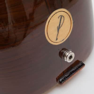 Short Saz Turkish Baglama with built-in Equalize, Walnut wood & Guitar pegs image 7