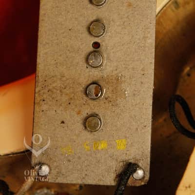 original 1964 Fender JAZZMASTER Olympic White w/matching headstock image 25