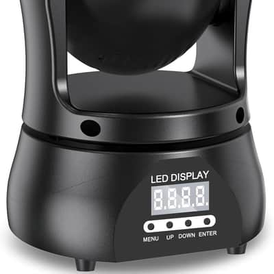 40W LED Moving Head Light RGBW Beam Lighting Stage Lights with DMX Sound Activated Auto Mode for Parties Wedding Clue Live Band Show Church image 1