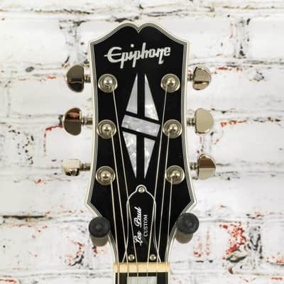 Epiphone - 2021 Les Paul Custom Electric Guitar - Silverburst w/Bareknuckle Mule Pickups - w/Bag USED image 7