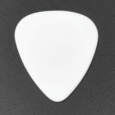 Celluloid White Guitar Or Bass Pick - 0.46 mm Light Gauge - Thin 351 Shape - 3 Pack Of Picks New