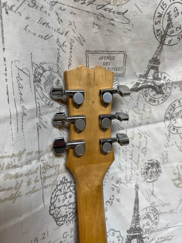 1990's Samick SG-21 F Flame Maple Top Vintage Sunburst Finish RARE