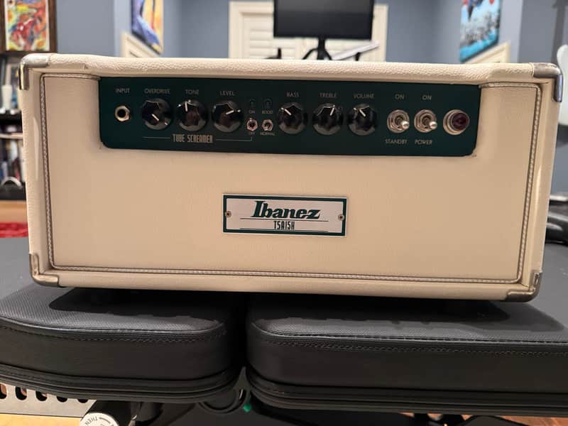 Ibanez TSA15H 15W Guitar Amp Head with TS 2010s - White image 1