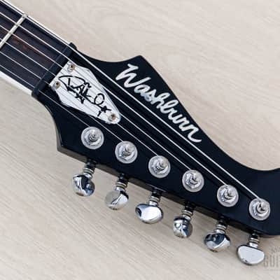 2011 Washburn Custom Shop Limited Edition Paul Stanley PSV 2200 Cracked Mirror Flying V, Near-Mint w/ Case image 4