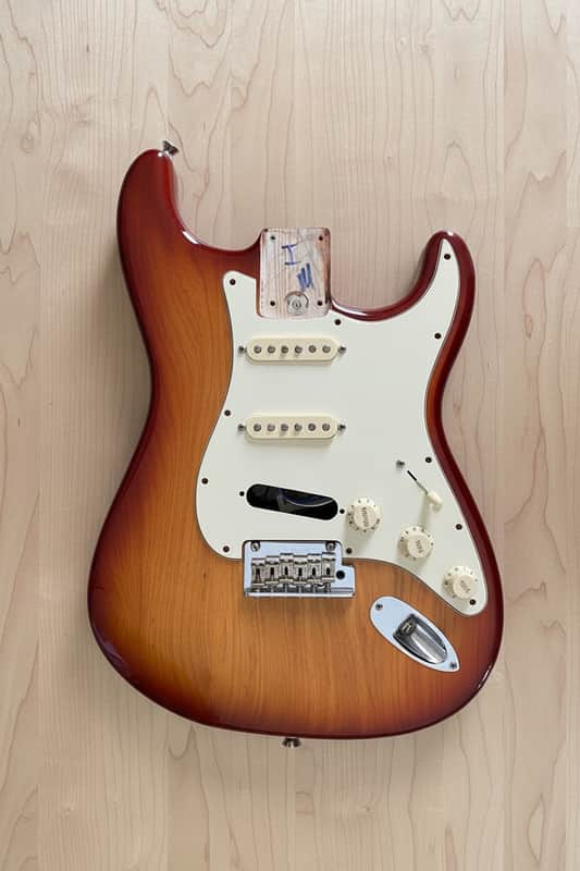 2016 Fender Stratocaster Loaded Body - USA Corona - Sienna Sunburst Ash - Fat '50s Pickups image 1