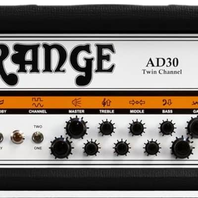 Orange AD30HTC-BK 30 Watt Twin Channel Class A Guitar Amp Head in Black image 3