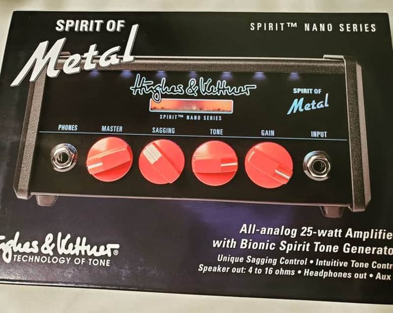 Hughes & Kettner Spirit Nano Spirit of Metal 25-Watt Mini Guitar Amp Head image 1