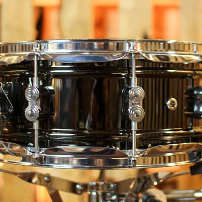 PDP 5.5x14 Concept Black Nickel over Steel Snare Drum - PDSN5514BNCR image 2